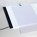 Miniatyrbilde 3 av 5: A4 LED tegnebrett - Lysbord / lysplate - bærbar - hvit
