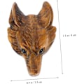 Miniatyrbilde 8 av 8: Krystallgravert Ulvehode Ulvehode Smykkeanheng Dyr