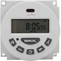 Miniatyrbilde 2 av 4: Digital Programmerbar Tidskontrollbryter Mikrodatamaskin Elektronisk Timer (hvit) (1 stk)
