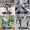 Miniatyrbillede 2 af 4: Oxford Fabric Cykelkopholder 2 stk. Båd Scooter Rollator