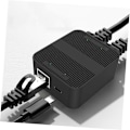 Miniatyrbild 7 av 8: Ergonomisk Design Ethernet Splitter Nätverks Splitter Adapter 1 till 2 Splitter