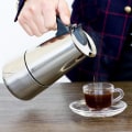 Miniatyrbilde 4 av 4: Moka Kaffebrenner i Rustfritt Stål Espresso Perkolator