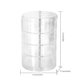 Miniatyrbilde 5 av 5: 360 Graders Roterende Hylle Transparent Smykkeorganisator