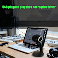 Miniatyrbild 5 av 5: Kondensatormikrofon Spelmikrofon USB-skrivbordsmikrofon