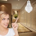 Miniatyrbilde 2 av 5: LED Bevegelsessensor Lampe Pære Infrarød Nattlys Trappe Gang