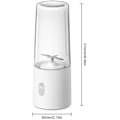 Miniatyrbillede 2 af 4: Bærbar Elektrisk Saftpresser, Blender, 350ml Trådløs Multifunktionel Mini USB Genopladelig Saftkop
