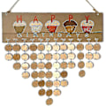 Miniatyrbillede 1 af 5: Trækalender, Familietrækalender, Til Hjemmedekor, Fødselsdagsfestpåmindelsesplade Hy