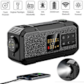 Miniatyrbillede 2 af 5: Udendørs Camping Nødradio Solenergi Håndsving Dynamo Radio Bt5.0/fm/am/noaa 2000mah Telefonoplader Powerk Lommelygte Sos BT5.0 Red
