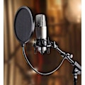 Miniatyrbild 3 av 5: Mikrofon Blastfilter med Dubbellager Ljudinkapsling Vindskydd