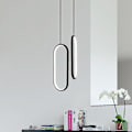 Miniatyrbillede 1 af 5: 16cm Enkelt Design Hængende Lampe Aluminium Geometrisk LED