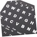 Miniatyrbilde 6 av 8: Engelske tastaturklistremerker 3-pakning Universell passform for PC Enkel å installere Langvarig