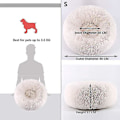 Miniatyrbillede 3 af 4: Ortopædisk Hundebed Donut Cuddler Rund Blød Vaskbar Pude