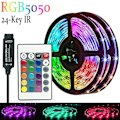 Pikkukuva 1 / 5: 10m 5050 RGB Älykäs Bluetooth LED-nauhavalo - Kaukosäätimellä, Synkronointi