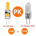 Pikkukuva 4 / 5: 10 kpl Led G4 Lamppu Ac/dc12-24v Cob Led Valo Halogenin Korvaaminen