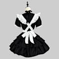Miniatyrbilde 2 av 5: Kvinners Anime Fransk Lolita Fransk Forkle Fancy Kostyme 4XL