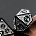 Pikkukuva 2 / 4: Jinzhaolai 7 kpl noppasetti Dnd D4~d20 Rune Window Lattice Monikulmaiset Nopeat Warhammerin Roolipeli Lautapeli Korttipeleille Rpg Damp;dblue-yuhao