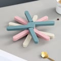 Miniatyrbillede 4 af 5: Skridsikker Tyk Foldbar Silikon Trivet, Varmebestandig Foldbar Pude
