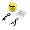 Pikkukuva 4 / 5: Pyöreä Suport Tf Kortti Hi-Fi Kaiutin FM Mini Audio Bluetooth