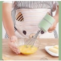 Miniatyrbilde 1 av 2: Trådløs Elektrisk Håndholdt Mikser Eggpisker Visp Blender