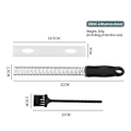 Pikkukuva 4 / 5: Microplane Zester-raastin Musta Värillä Sitrushedelmille, Parmesanille, Inkiväärille, Suklaalle Ja Muskottipähkinälle Hienolla Terällä -xx