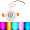 Miniatyrbilde 3 av 5: 3W RGB LED Nedfelt Taklampe Spotlight Downlight