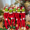 Pikkukuva 3 / 4: Grinchin Nukke Kestävä Grinch-Nukke Leikkiä Varten Pojille Ja Tytöille Green