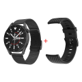 Miniatyrbillede 1 af 5: Smartwatch med Multi-sportstilstand, Split Screen-display, Hurtig Widget og Massager Black steel