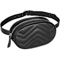 Miniatyrbild 1 av 4: Midjeväska Vattentät PU-Läder Bältesväska Crossbody Bumbag För Fest