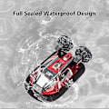 Miniatyrbild 3 av 5: Fjärrstyrd Hovercraft med Kollisionsskydd, Vattentät