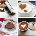 Miniatyrbild 2 av 5: Chokladströare Kakao Pulver Glasyr Fint Kaffe Form Kakao Pulver Damm (1st)