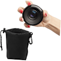 Miniatyrbillede 2 af 8: Rejseobjektivbeskytter Kameraobjektiv Etui Snørepose til Opbevaring af DSLR-objektiver