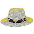 Miniatyrbillede 3 af 4: Klassisk Panamahat Sommer Solhatte Til Kvinder Mænd Strand Halmhat red