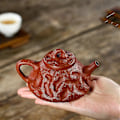 Miniatyrbillede 2 af 4: Dahongpao Yixing Lerpotte Tekande Lilla Lerpotte Tekande