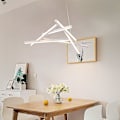 Miniatyrbillede 2 af 5: Led 32w Sputnik Lysekrone Dia56cm Aluminiumramme Sort