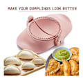 Miniatyrbillede 3 af 5: Dumpling Maker, Dumpling Dej Pressform Sæt Med Ring Skærer Og Fyldningsske