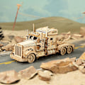 Miniatyrbild 4 av 5: 3D Pussel Rörlig Tung Lastbil Monteringsleksak Present