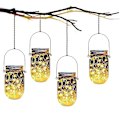 Pikkukuva 2 / 5: Ulkoilma Solar String Light LED Lyhty Solar Mason Can