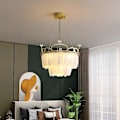 Pikkukuva 3 / 5: 48 cm LED-lyhtydesign-riipusvalaisin Metalli Moderni