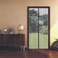 Miniatyrbild 3 av 5: Magnetisk Gardin för 140x230cm Magnetisk Dörrgardin Myggnät Fönster Automatisk Stängning