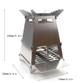 Miniatyrbillede 5 af 5: Fantastisk Salg Grillovn Foldbar Camping Hvid Rustfri