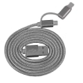 Pikkukuva 4 / 5: 2-in-1 Pitkä Micro USB -kaapeli iPhonen lataukseen