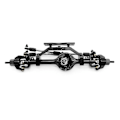 Miniatyrbilde 3 av 5: Helt nye CNC-bearbeidede metall D90 for- og bakaksler for 1/10 RC crawlerbil D90 Gelande II Yota II aksel oppgradering - Yuhao
