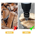 Miniatyrbillede 4 af 5: Hurtig Twist Bor Bits Træ Log Splitter Skrue Splitning Kegler