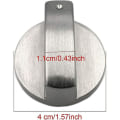 Miniatyrbilde 3 av 5: 4 stk Komfyr Knapper Gasskomfyr Knapper Metall Gasskomfyr Knapper Gasskomfyr Knappkontroll