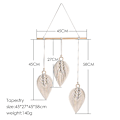 Miniatyrbillede 5 af 5: Boheme Væghængning Macrame Deco Macrame Fjer Væghængning Macrame Vægdekoration