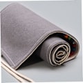 Miniatyrbillede 2 af 5: Lærred Blyant Rulle Wrap Multiuse Rulle Op Blyant Etui Stor Kapacitet Pen Gardin Til Kunststuderende Special Sketch Pen Taske Grå 48 Huller 1stk