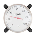 Miniatyrbillede 1 af 5: Praktisk Sauna-Termometer Temperaturmåler