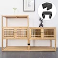 Miniatyrbillede 5 af 5: 10 stk Møbel Sofa Klips, Udendørs Terrasse Flettet Plastik Rattan Sofa Klips Flettet Møbel Klips