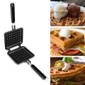 Miniatyrbillede 2 af 5: 1 stk. Non-Stick Vaffeljern Køkken Vaffelpande Gas Ægform