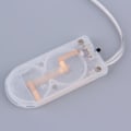 Miniatyrbilde 5 av 5: 2m 20 LED-lys med knappecellebatteri, kobbertråd